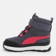 Детские зимние ботинки для девочки Puma Evolve Boot Purtx 39264905 30 Galactic Gray-Tart Cherry-Puma Black (4067979383219) - изображение 3