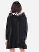 Sukienka dresowa z kapturem damska Awama A419 One Size Czarna (5902360555013) - obraz 2