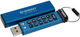 Флеш пам'ять USB Kingston IronKey Keypad 200 128GB USB 3.2 Blue (IKKP200/128GB) - зображення 2