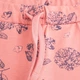 Детские спортивные штаны для девочки Coccodrillo Flowers Girl Newborn ZC4120102FGN-007 74 см Розовые (5904986437667) - изображение 3