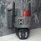 Камера видеонаблюдения 4G Sim карта PT 360 ° 6.0mp с солнечной панелью v380pro -KS-44-Black - изображение 7