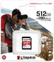 Карта памяти Kingston SDXC 512GB Canvas React Plus Class 10 UHS-II U3 V60 (SDR2V6/512GB) - изображение 4