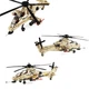 Конструктор Teko военный Вертолет AH-64 APACHE подвижные элементы Военная техника 656 деталей (62580) - изображение 4