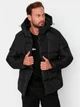 Куртка зимняя короткая мужская Trendyol TMNAW23MO00086 2XL Черная (8683049848639) - изображение 5