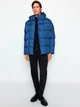 Куртка зимняя короткая мужская Trendyol TMNAW23MO00086 XL Синяя (8683049894902) - изображение 3