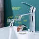 Насадка аэратор на кран для экономии воды Faucet Splash Head с поворотом на 1080° и двумя режимами распыления серебристый - изображение 4