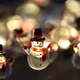 Гирлянда LED Yes! Fun на медной проволоке Снеговики 20 LED тепло-белая 2,2 м на батарейках 801213 - изображение 4
