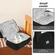 Дорожня сумка для мам Travel bag BLACK сумка-холодильник для мам з термо-підкладкою для пляшечок 045k - зображення 6
