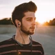 Бездротові Bluetooth навушники Hoco ES58 Sound tide sports headset BT 5.0 Black - зображення 3