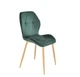 Стілець для кухні м'який 4YOU Ремі оксамит зелений WD - зображення 2