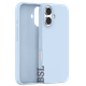 Силиконовый чехол для iPhone 16 Fruct Silicon Case Full Cover Lilac Cream - изображение 1