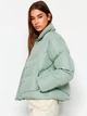 Куртка демисезонная короткая женская Trendyol TWOAW24MO00048 L Мятная (8683048795194) - изображение 4