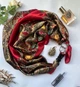 Дизайнерська хустка "Поезія любові" від бренда My Scarf, подарунок жінці, прикрашений натуральним каменем аметист - изображение 3