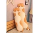 Мягкая игрушка подушка обнимашка "Кот-Батон" 110см Желтый - изображение 4