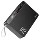 Повербанк на 75000 mAh с быстрой зарядкой HOCO Overlord fully compatible (3USB/Type-C,22.5W, 5A, QC/PD). Black - изображение 2