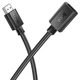 Кабель подовжувач HDMI на HDMI HOCO HDTV male to HDTV female HD extension data cable (1m, 4K, 60Hz). Black - зображення 4