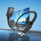 Кабель подовжувач HDMI на HDMI HOCO HDTV male to HDTV female HD extension data cable (1m, 4K, 60Hz). Black - зображення 5