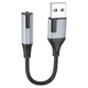 Внешняя звуковая карта BOROFONE Creator external sound card USB to mini-jack 3.5mm (0.15m, USB, DAC). Black - изображение 1
