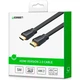 Кабель HDMI HDMI 4K 60Hz UGREEN HDMI Flat Cable (5m, 4K 30Hz, HDMI2.0, плоский). Black - зображення 8