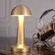 Портативная светодиодная настольная лампа-ночник Гриб DOWN LIGHT EL-SD-019 с розёэмом USB Type-C и аккумулятором емкостью 800 мАч в трех цветах - изображение 8