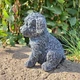 Декоративная копилка Бордер-колли, серебряная (16х11 см), копилка для денег - изображение 2