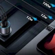 Автомобильное зарядное устройство UGREEN EC705 130W 2хUSB-C / USB-A PD3.0 Gray (35025) - изображение 4