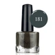 Лак для ногтей Colour Intense Minnie 5 мл NP-16 № 181 Матовый Grey wet Тёмно-серый - изображение 1