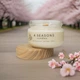 Соевая ароматическая свеча Japanese Cherry Blossom, 100 мл, деревянный фитиль, ручная работа, 20ч - изображение 1