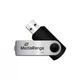 USB флеш накопичувач Mediarange 16GB Black/Silver USB 2.0 (MR910) - зображення 2