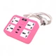 Сетевой фильтр питания Voltronic TВ-Т15, 4роз, 3*USB Pink (ТВ-Т15-Pink) (232025) - изображение 1