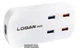 Сетевое зарядное устройство Logan Quad USB Wall Charger 5V 2.6A CHC-4 White - изображение 2