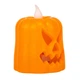 Святкове прикраса декор Halloween електрична свічка Гарбуз 7 см 19134-007 - зображення 3