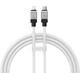 Кабель Type-C to Lightning для Iphone CoolPlay (1м) для зарядки і передачі даних білий, Baseus (CAKW000002) - зображення 1