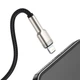 Кабель для зарядки и передачи данных Type-C to Lightning для Iphone Cafule (0,25м) Black, Baseus (CATLJK-01) - изображение 3