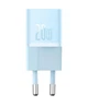 Сетевое зарядное устройство 1x Type-C с быстрой зарядкой GaN5 Fast Charger 20W блок питания голубой, Baseus (CCGN050103) - изображение 5