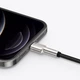 Кабель для зарядки и передачи данных Type-C to Lightning для Iphone Cafule (0,25м) Black, Baseus (CATLJK-01) - изображение 9