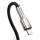 Кабель для зарядки и передачи данных Type-C to Lightning для Iphone Cafule (0,25м) Black, Baseus (CATLJK-01) - изображение 10