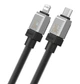 Кабель Type-C to Lightning для Iphone CoolPlay (1м) для зарядки і передачі даних чорний, Baseus (CAKW000001) - зображення 5