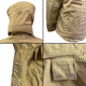 Мужская куртка тактическая Pave Hawk PLY-6 Sand Khaki 3XL водостойкая осенне-зимняя на флисе - изображение 6