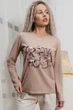 Пижама: лонгслив и брюки Leinle 50(2XL) Розовый микс (104121) - изображение 3