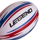 Мяч для регби Legend 3290 размер №3 White-Red-Blue - изображение 5