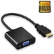 Адаптер - перехідник відео HDMI - VGA, конвертер M/F з підтримкою HD 1080P, чорний (91855872) - зображення 3