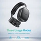 Беспроводные наушники HOCO W35 Max, ANC, BT5.3, AUX, TF, 800mAh, 90h, black - изображение 8