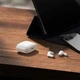 Бездротові навушники BASEUS True Wireless Earphones Bowie E9, IPX5, BT5.3, 40mAh, 400mAh, 5h (NGTW120002) white - зображення 5