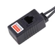 Перехідник відео Lucom RJ45 UTP5e-BNC +DC PoE Video balun балун 720p чорний(62.09.8455) - изображение 4