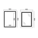 Зеркало Qtap Cardinal 600х800 с LED-подсветкой Touch, с антизапотеванием, с диммером, рег. темп. цвета - изображение 2