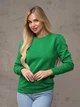 Свитшот на флисе женский ISSA PLUS 14892 S Зеленый (issa2007682647057) - изображение 1