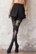 Колготки, 60 den Marilyn 1/2(XS/S) Чёрный-Золотой (104116) - изображение 1