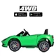 Дитячий електромобіль Bambi Racer Ferrari F8 Tributo M 5860EBLR-5 Зелений (M 5860EBLR) - зображення 4