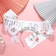 Набор лента через плечо обруч и значок на девичник Bride to be Honey Fashion Accessories One Size белый+серебристый (12-222) - изображение 2
